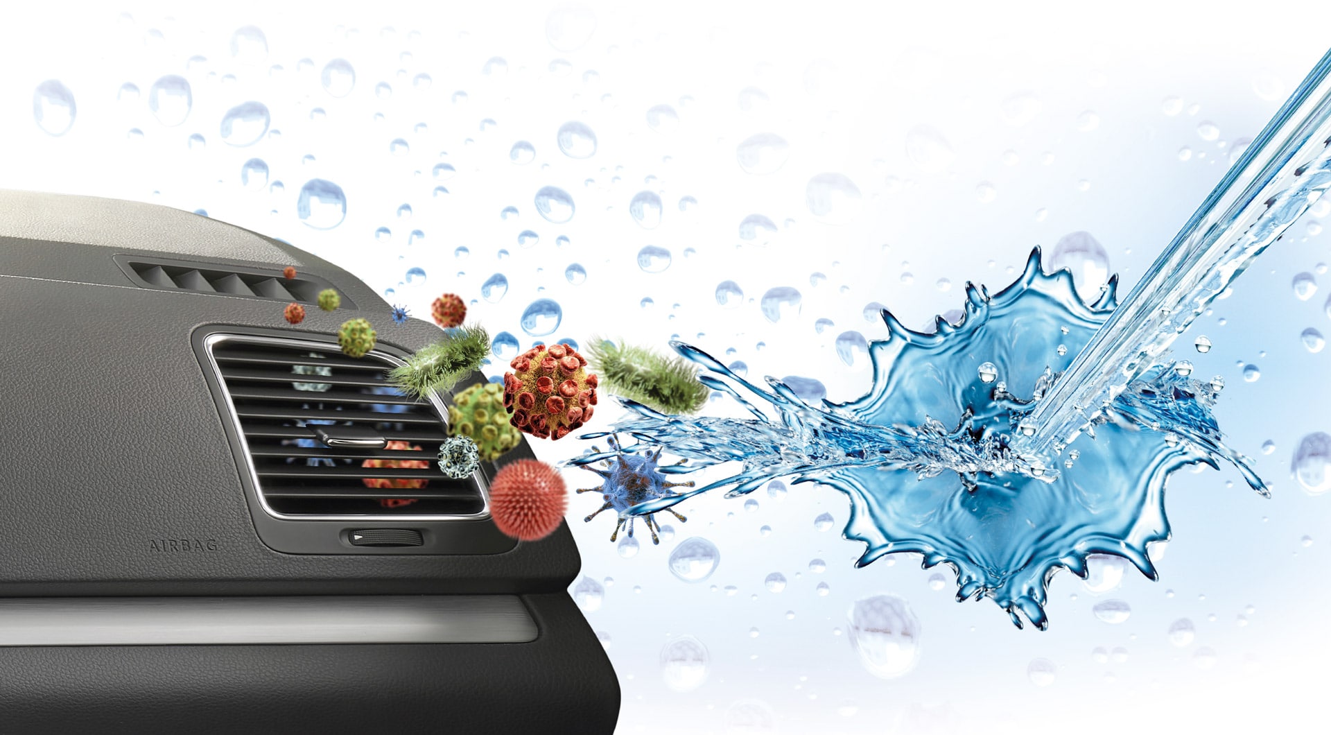 Reinigungslösung von airco well® Autohaus Schouren