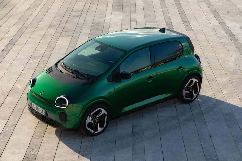 Frontansicht des Renault Twingo E-Tech elektrisch