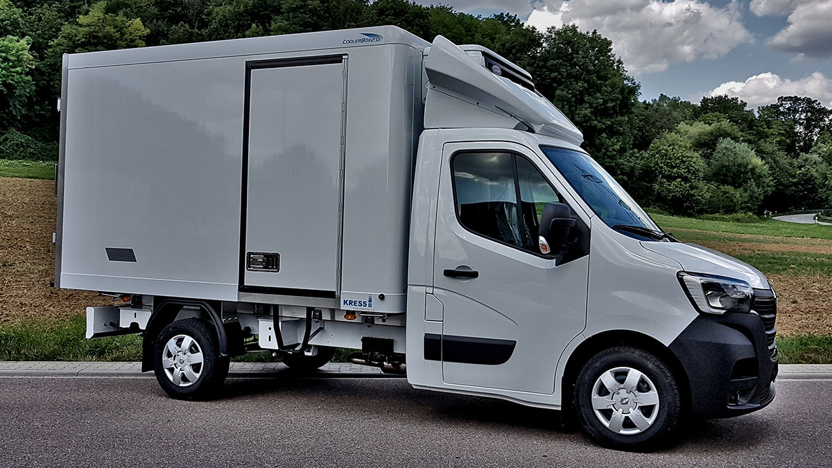 Renault Master mit Kress Kühlaufbau