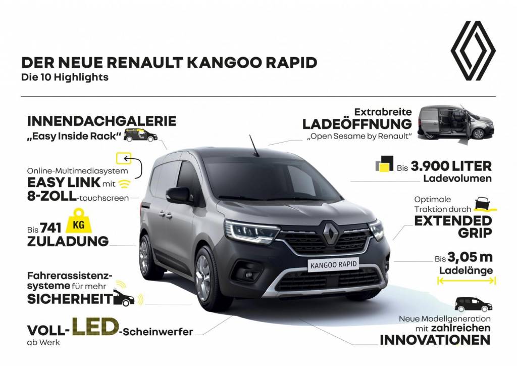 Renault KANGOO RAPID 10 Highlights Autohaus Schouren
