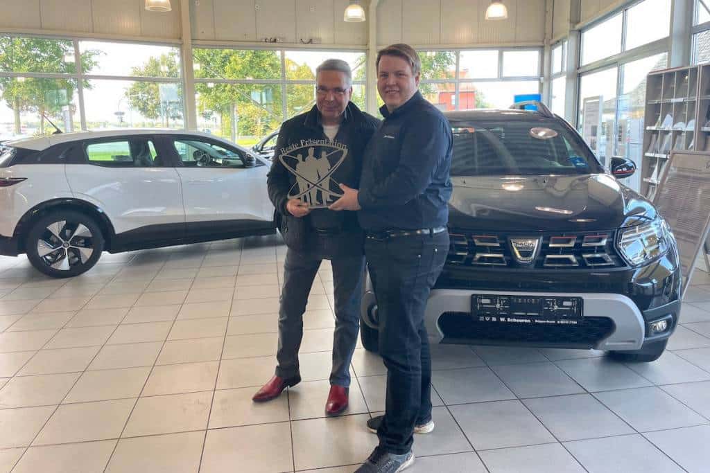 Preis für die beste Präsentation geht an Dirk Letter von Togrund