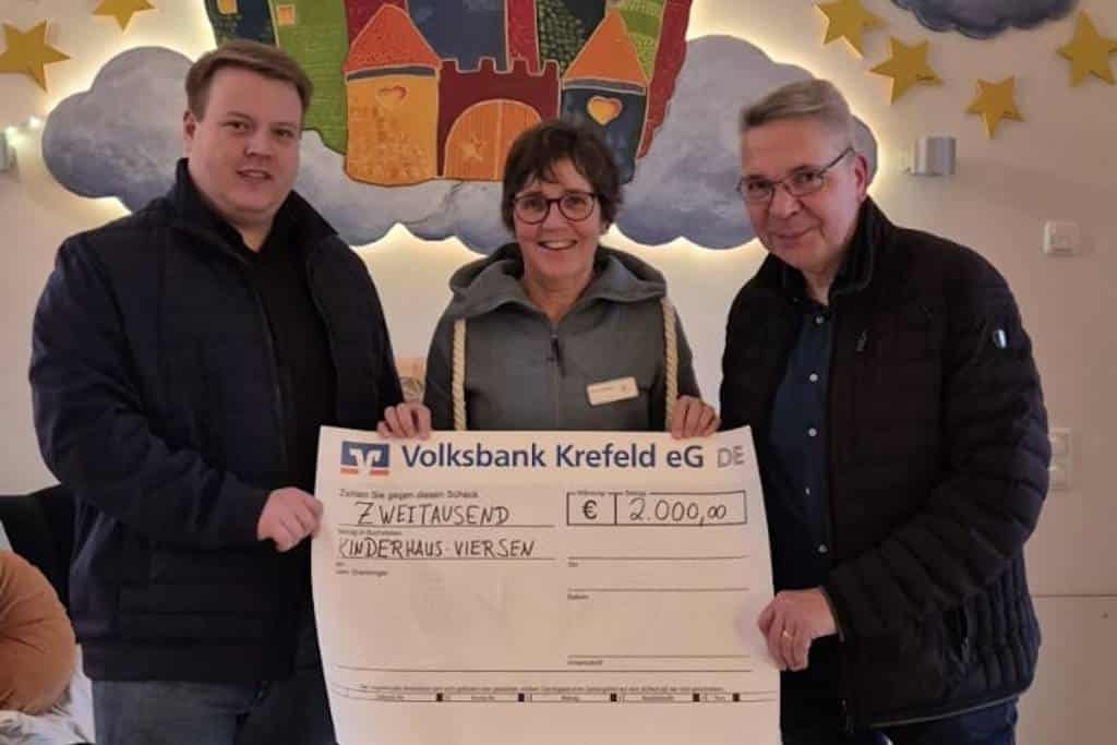 Spende ans Kinderhaus Viersen