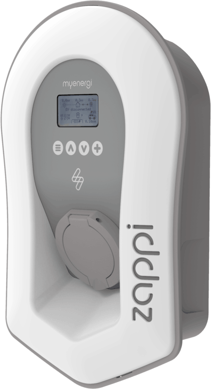 zappi V2 weiss Seite - zappi Ladestationen